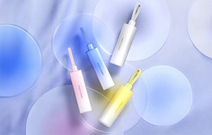 Powerbank Vention 5000mAh FHWR0 20W + kabel USB-C do lightning (różowy) 5