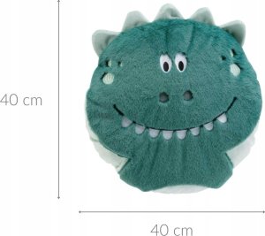 Home Styling Collection Poduszka do pokoju dziecięcego, pluszowy dinozaur, Ø 40 cm 2