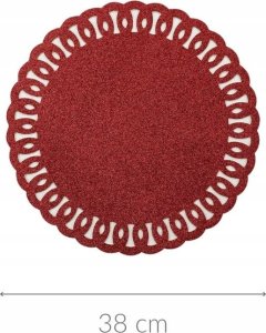 Hanipol Podstawka pod talerz, brokatowa, Ø 38 cm 2