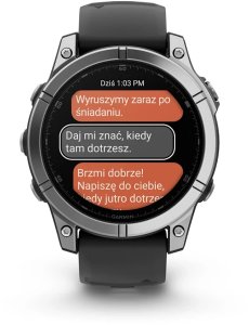 Zegarek sportowy Garmin Fenix E Czarny (010-03025-00) 8