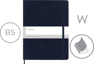 Moleskine Kalendarz tygodniowy MOLESKINE 2025, 12M, XL, miękka oprawa, 19x25cm, sapphire blue 1