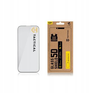 Tactical "Glass Shield 5D iPhone 16 Pro" Black 1