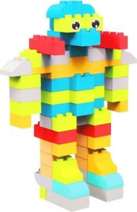 Springos Klocki konstrukcyjne, montażowe dla dzieci 126 el. eukacyjne, kolorowe UNIWERSALNY 11