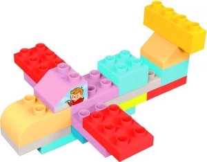 Springos Klocki konstrukcyjne, montażowe dla dzieci 126 el. eukacyjne, kolorowe UNIWERSALNY 6