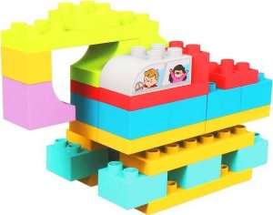 Springos Klocki konstrukcyjne, montażowe dla dzieci 126 el. eukacyjne, kolorowe UNIWERSALNY 8