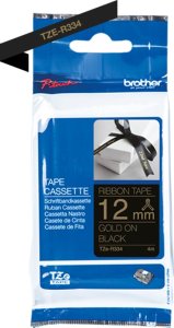 Brother Brother TZE-R334, PTH100, PT-H110, PTH100, PT-E300VP, PT-H500, PT-P750W, PTH100, PT-P900W, Gold, Thermal transfer, Black, Brother, 1.2 cm 13