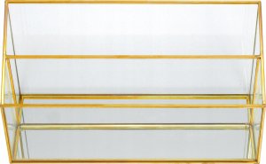 Moon in the room Organizer biurowy MOON in the room, lustrzany + złote ramki, ROSE. 2