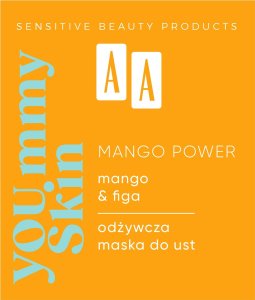 Alkotest AA_You.mmy Skin odżywcza maska do ust Mango Power 10g 1