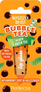 Alkotest PERFECTA_Bubble Tea błyszczyk do ust Peach + Green Tea 10g 1