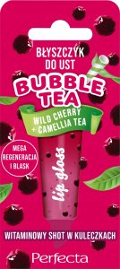 Alkotest PERFECTA_Bubble Tea błyszczyk do ust Wild Cherry + Camellia Tea 10g 1