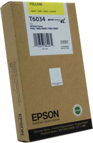 Tusz Epson C13T603400 zółty 1