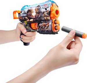Zuru XSHOT Skins Flux Blaster - Jurassic World Skins (8 pile) 8