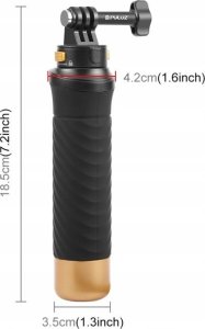 Puluz Uchwyt Pływak Boja Bojka do GoPro SJCAM Xiaomi DJI ACTION 5 4 3 2 INSTA360 / PU1053B 11