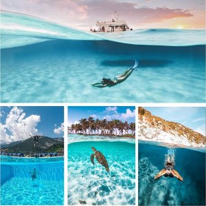 Puluz Uchwyt Pływak Boja Bojka do GoPro SJCAM Xiaomi DJI ACTION 5 4 3 2 INSTA360 / PU1053B 6