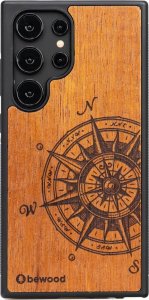 BeWood Bewood Traveler“ Merbau“ medienos dėklas Samsung Galaxy S24 Ultra“ – šviesiai rudas 1