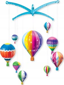 4M 4M KidzMaker DIY set Paint Your Own Hot Air Balloons Mobile 2