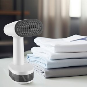 Parownica do ubrań Tectake Parownica z 4 trybami pracy i adapterem do butelek, 370 ml, 1640 W - biały 2