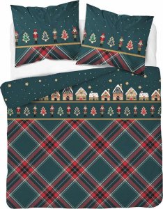 Detexpol  Pościel 160 x 200 3cz Świąteczna Flanela Bawełna Laura 4940A 6