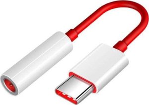 OnePlus OnePlus 2180602 adapter słuchawkowy z USB-C na 3.5 mm - czerwony BULK standard 1