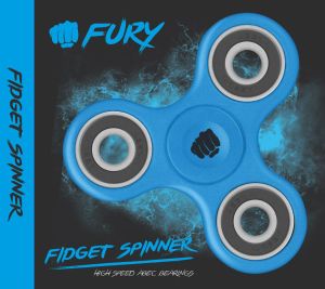 Natec Fury Fidget Spinner Niebieski (NIM-1046) 1
