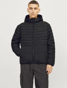 Kurtka męska Jack & Jones Jack&Jones męska kurtka puchowa JJESTATE PACKABLE PUFFER HOOD NOOS 12256983 S 2