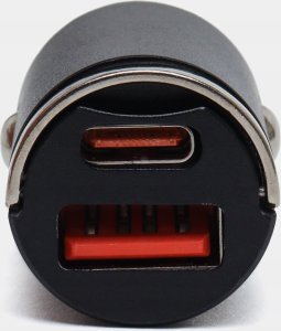 Ładowarka Hello Case Ładowarka Samochodowa Zapalniczka USB   USB C 30W (Szybka, Mocna, Czarna) 5