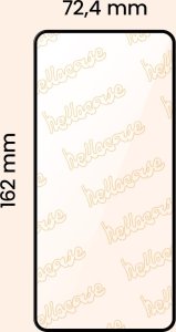 Hello Case 3-PAK Szkło Hartowane do Realme C51 / Note 50 (cały ekran, 9H, ochronne 5D) 4