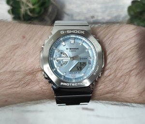 Zegarek G-SHOCK Zegarek Casio G-Shock GM-2110D-2AER G-Steel męski . 2