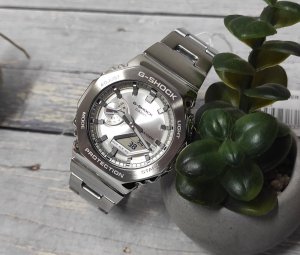 Zegarek G-SHOCK Zegarek Casio G-Shock GM-2110D-7AER G-Steel męski . 13