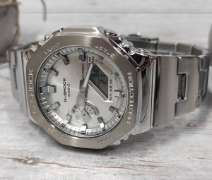 Zegarek G-SHOCK Zegarek Casio G-Shock GM-2110D-7AER G-Steel męski . 10