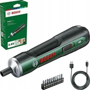 Bosch Bosch PushDrive, Power screwdriver, Straight handle, Green, 360 RPM, 2.5 N·m, 5 N·m 1