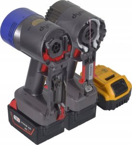 Rosfix ADAPTER PRZEJSCIÓWKA MONTAŻ AKUMULATORA DEWALT MILWAUKEE DO DYSON V7 V6 V8 2