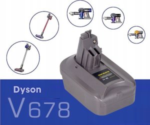 Rosfix ADAPTER PRZEJSCIÓWKA MONTAŻ AKUMULATORA DEWALT MILWAUKEE DO DYSON V7 V6 V8 4