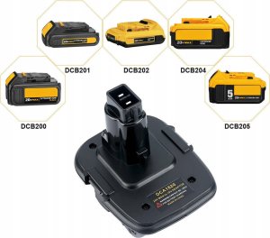 Rosfix ADAPTER PRZEJSCIÓWKA AKUMULATORA DEWALT 18V 20V NA STARY TYP DEWALT DC9096 2