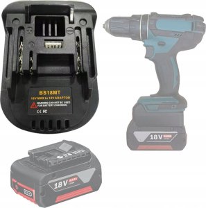 Rosfix ADAPTER AKUMULATORA PRZEJSCIÓWKA KONWERTER BOSCH 18V DO NARZĘDZI MAKITA 1