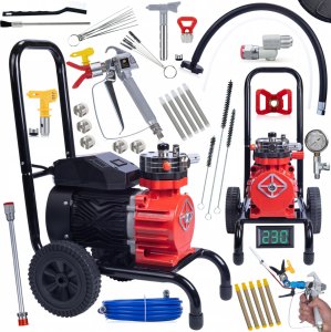 Rosfix Agregat malarski Rosfix Red Strong Storm RSS05 3500W + Zestaw czyszczący + Dysza 345/445/545 + Odcinarka + Złącze + 5x Uszczelka + 5x Filtry 60/100 mesh 1