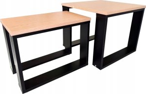 Lehmann STOLIK KAWOWY LEHMANN 2 szt DĄB NATURE 50x50 + 50x30 6