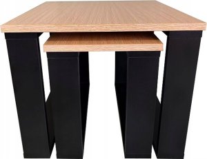 Lehmann STOLIK KAWOWY LEHMANN 2 szt DĄB NATURE 50x50 + 50x30 7