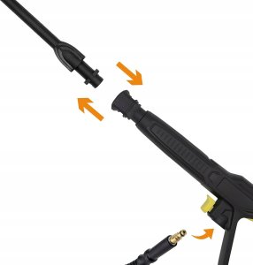Myjka ciśnieniowa Rosfix ZESTAW PISTOLAT LANCA DYSZA VARIO MYJKA KARCHER K2 K3 K4 K5 CLICK CONNECT 2