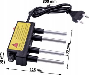 Rosfix Elektrolizer / tester kolorystyczny + 4 elektrody (2 stalowe, 2 aluminiowe) 4