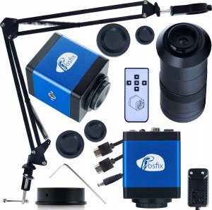 Mikroskop Rosfix Mikroskop cyfrowy z kamerą Draco Blue Pro KMDBP-HDMI-VGA z regulowanym wysięgnikiem i obiektywem ODM-100X 1