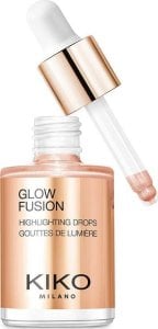 Shiseido KIKO Milano Glow Fusion Highlighting Drops metaliczny rozświetlacz do twarzy w płynie 02 Sweet Dreams 10ml 1