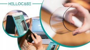 Hello Case 2 SZTUKI | Szkło Hybrydowe do Huawei Honor 9x Lite (szybka 9H, pełne 5D) 6