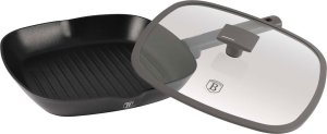 Patelnia Berlinger Haus PATELNIA GRILLOWA TYTANOWA Z POKRYWĄ 28cm BERLINGER HAUS BH-8127 ANTRACIT 1