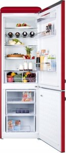 Lodówka Eta | Lodówka | ETA253190030E Storio retro | Energy efficiency class E | Free standing | Combi | Height 192 cm | Lodówka net capacity 216 L | Zamrażarka net capacity 84 L | 41 dB | Czerwony 3