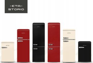 Lodówka Eta ETA | Šaldytuvas | ETA253290020E Storio retro | Energy efficiency class E | Free standing | Combi | Height 192 cm | Šaldytuvas net capacity 216 L | Šaldiklis net capacity 84 L | 41 dB | Juodas 6