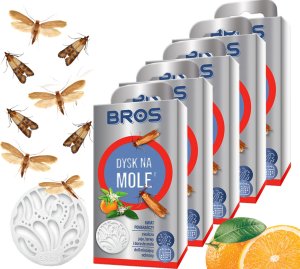 Bros BROS - dysk na mole kwiat pomarańczy - 5 szt. 8