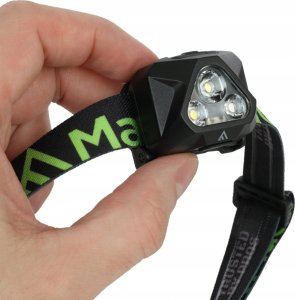 Latarka MacTronic 430lm ładowalna latarka czołowa ILLUMA AHL0081 3