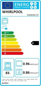 Kuchenka Whirlpool Whirlpool laisvai pastatoma elektrinė viryklė WS68V8CCXT 11