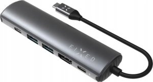 HUB USB Fixed Fixed | 6-port USB-C HUB Pro for laptops and tablets 6